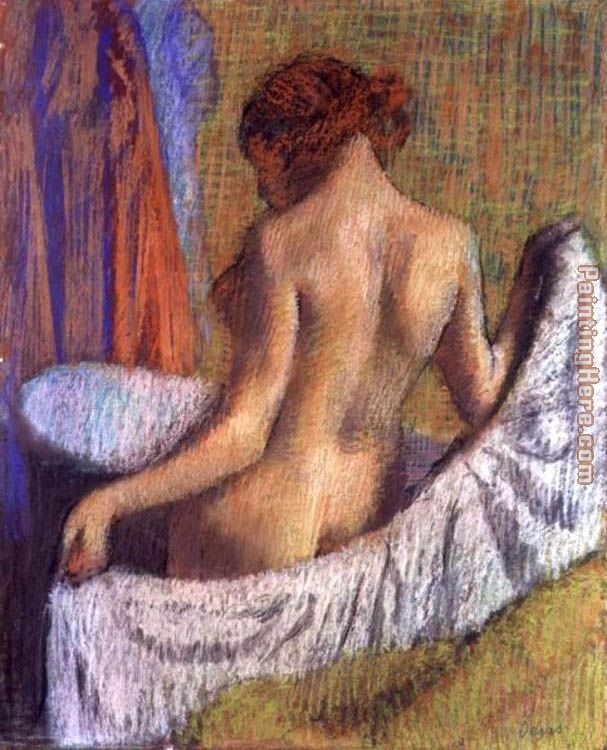Edgar Degas After the Bath, woman with a Towel